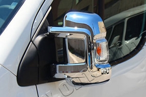 Хромированные накладки на зеркала Omsa Line Citroen Jumper 2006-2019 ― Auto-Clover