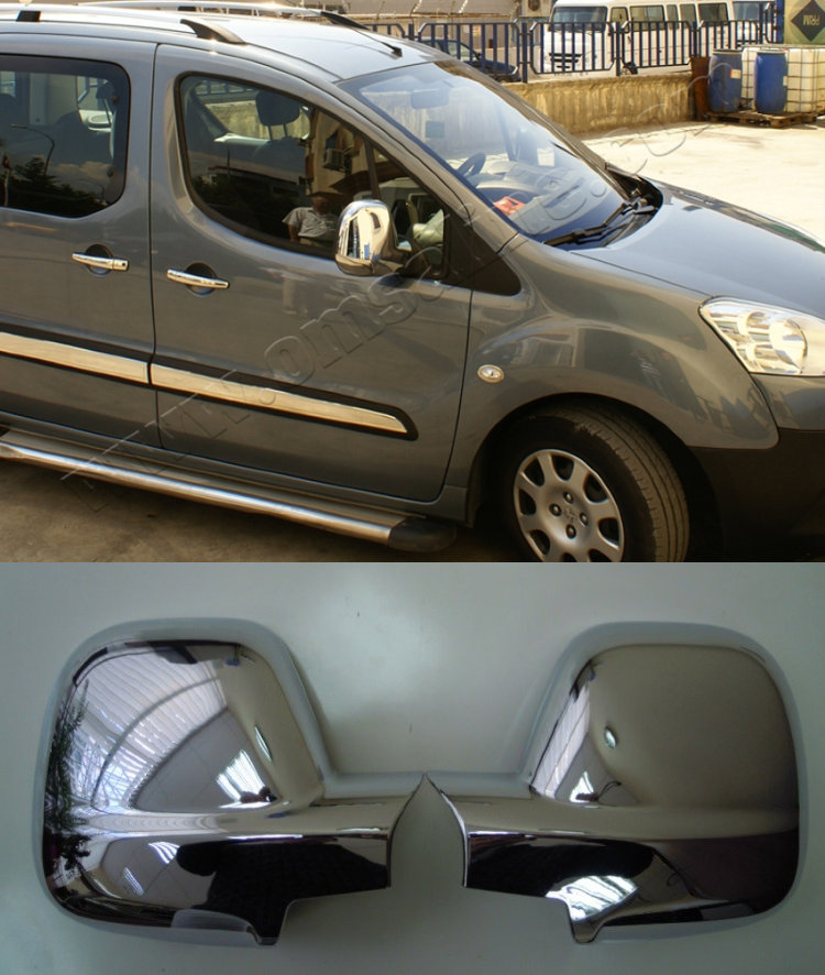 Хромированные накладки на зеркала Omsa Line Citroen Berlingo 2008-2019 no.13732