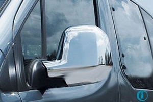 Хромированные накладки на зеркала Omsa Line Citroen Berlingo 2008-2019 ― Auto-Clover