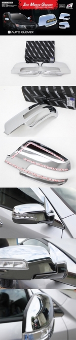 Хромированные накладки на зеркала с поворотником Autoclover KIA Sorento 2009-2012