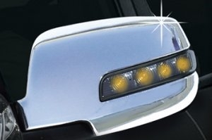 Хромированные накладки на зеркала с поворотником Autoclover KIA Sorento 2009-2012 ― Auto-Clover