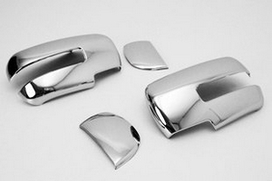 Хромированные накладки на зеркала с поворотником Autoclover KIA Mohave 2008-2016 ― Auto-Clover