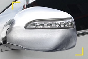 Хромированные накладки на зеркала с поворотником Kyoungdong Hyundai ix35 2009-2015 ― Auto-Clover