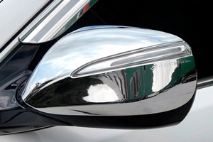 Хромированные накладки на зеркала с поворотником Kyoungdong Hyundai Santa Fe 2012-2018 ― Auto-Clover