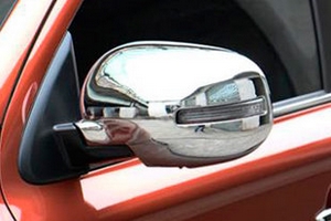 Хромированные накладки на зеркала с поворотником OEM-Tuning Mitsubishi Outlander III 2013-2019 ― Auto-Clover