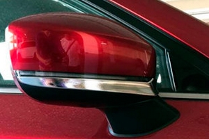Хромированные накладки на зеркала (вариант 1) OEM-Tuning Mazda CX-5 2017-2019 ― Auto-Clover