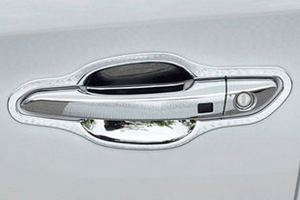 Хромированные накладки под ручки дверей OEM-Tuning Hyundai Tucson 2015-2019 ― Auto-Clover