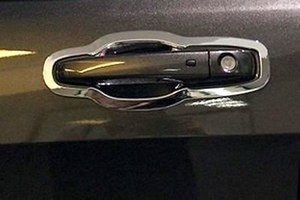 Хромированные накладки под ручки дверей OEM-Tuning Jeep Cherokee 2014-2019 ― Auto-Clover