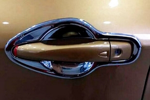 Хромированные накладки под ручки дверей OEM-Tuning Nissan Qashqai 2014-2019 ― Auto-Clover