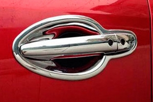 Хромированные накладки под ручки дверей OEM-Tuning Mazda CX-5 2017-2019 ― Auto-Clover