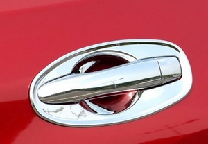 Хромированные накладки под ручки дверей OEM-Tuning Nissan X-Trail 2014-2019 ― Auto-Clover