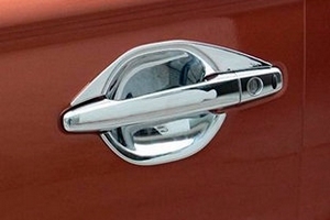 Хромированные накладки под ручки дверей OEM-Tuning Mitsubishi Outlander III 2013-2019 ― Auto-Clover