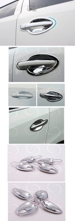 Хромированные накладки под ручки дверей OEM-Tuning Mazda CX-5 2012-2017