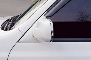 Хромированные ободки на боковые зеркала Kyoungdong KIA Sorento 2001-2009 ― Auto-Clover