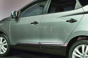 Хромированный молдинг дверей HSM Hyundai ix35 2009-2015 ― Auto-Clover