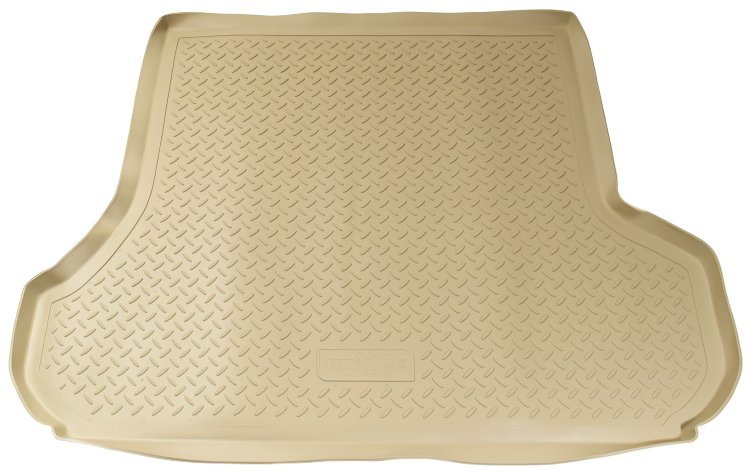 Коврик в багажник (7 мест) полиуретановый бежевый Norplast Toyota Highlander 2008-2013 no.3406