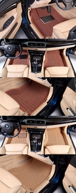 Коврики салона текстильные бежевые (высокий борт) 3D Pradar Land Rover Range Rover 2013-2019