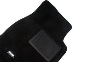 Коврики салона текстильные черные 3D Vip Sotra Volkswagen Passat B6 2005-2010 ― Auto-Clover