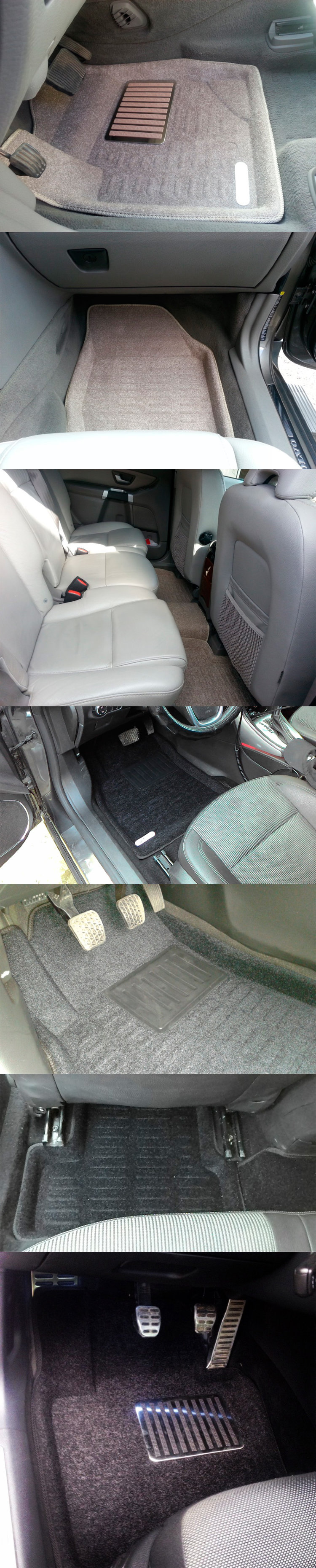 Коврики салона текстильные черные (с металлическим подпятником) 3D Pradar Lexus RX 350 2009-2015 no.12881