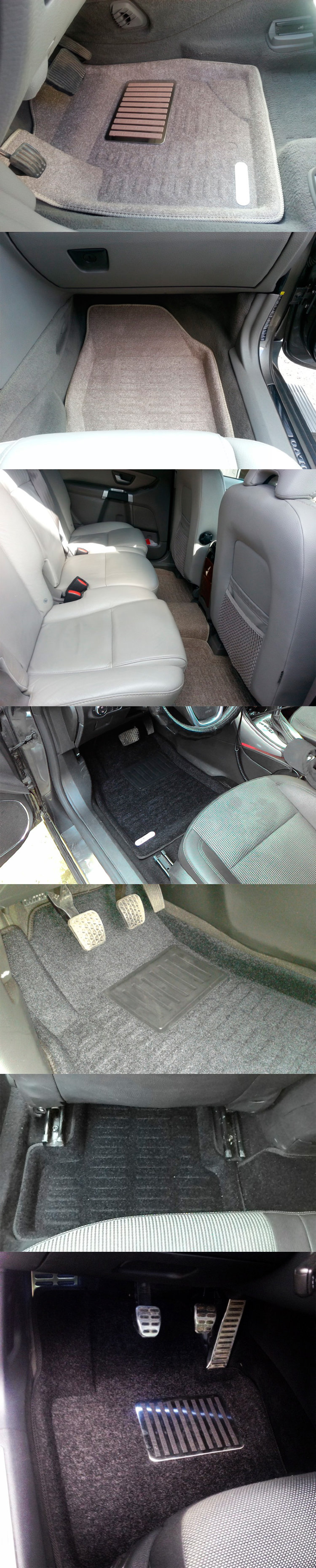 Коврики салона текстильные черные (с металлическим подпятником) 3D Pradar Hyundai Sonata 2009-2014 no.12974