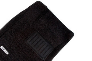 Коврики салона текстильные черные (с резиновым подпятником) 3D Satori KIA Sorento 2009-2012 ― Auto-Clover