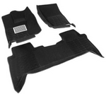 Коврики салона текстильные черные (высокий борт) 3D Pradar Toyota Camry 2006-2011