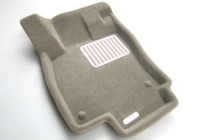 Коврики текстильные бежевые LUX 3D Euromat Cadillac CTS 2007-2014 ― Auto-Clover