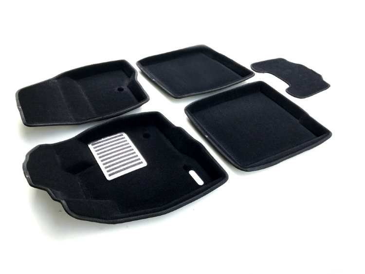 Коврики текстильные черные LUX 3D Euromat Ford Explorer 2011-2019 no.4062