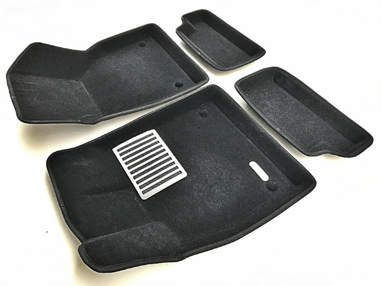 Коврики текстильные черные LUX 3D Euromat Производители Euromat 3D no.4176