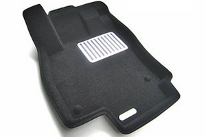 Коврики текстильные черные LUX 3D Euromat Jeep Grand Cherokee 2005-2010 ― Auto-Clover