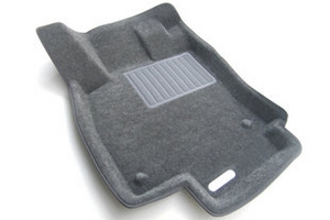 Коврики текстильные серые Business 3D Euromat BMW X5 (E70) 2006-2013 ― Auto-Clover