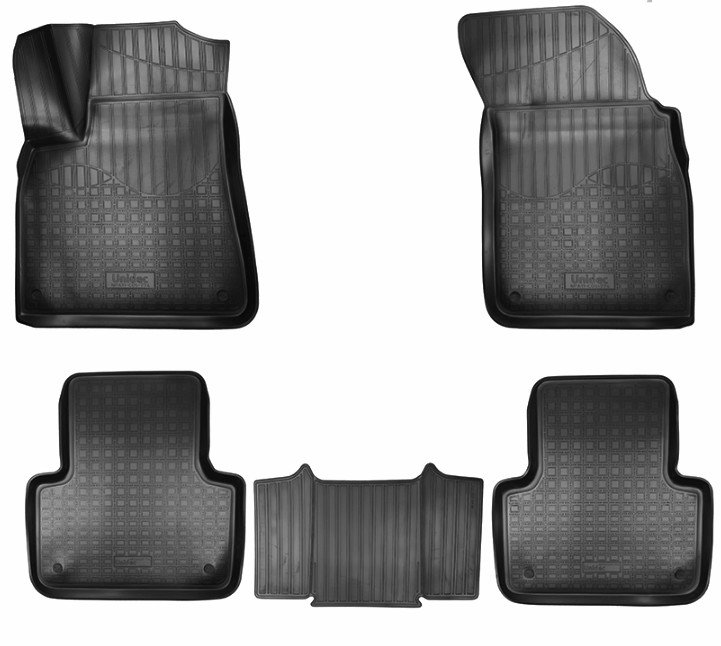 Коврики в салон полиуретановые 3D (5 мест) Norplast Audi Q7 2015-2019 no.9258