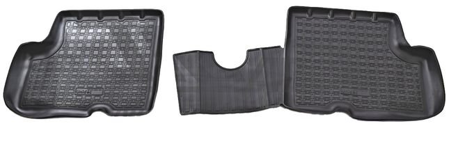Коврики в салон полиуретановые черные 3D Norplast Renault Duster 2011-2019 no.10055
