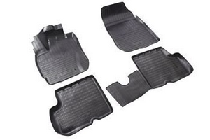 Коврики в салон полиуретановые черные 3D Norplast Renault Duster 2011-2019 ― Auto-Clover