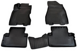 Коврики в салон полиуретановые черные 3D Norplast Nissan X-Trail 2007-2014