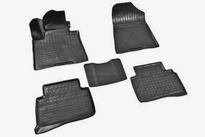 Коврики в салон полиуретановые черные 3D Norplast Hyundai Tucson 2015-2019 ― Auto-Clover