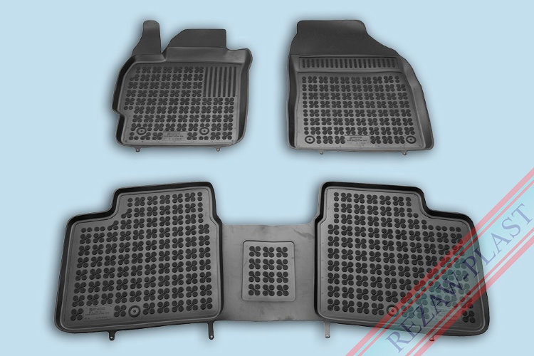 Коврики в салон полиуретановые с бортиком черные Rezaw Plast Toyota Corolla 2013-2019 no.7580
