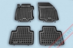 Коврики в салон полиуретановые с бортиком черные Rezaw Plast Nissan X-Trail 2014-2019