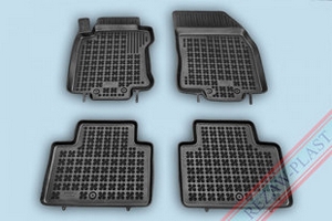 Коврики в салон полиуретановые с бортиком черные Rezaw Plast Nissan X-Trail 2014-2019 ― Auto-Clover