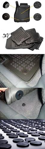 Коврики в салон полиуретановые с бортиком черные Rezaw Plast Mazda CX-7 2006-2012