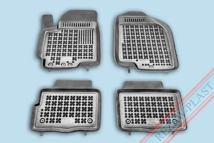 Коврики в салон полиуретановые с бортиком черные Rezaw Plast KIA Soul 2009-2013 no.7681