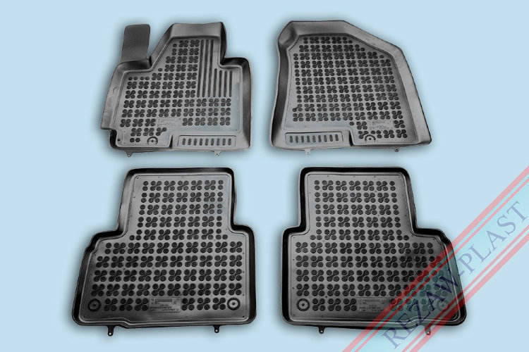 Коврики в салон полиуретановые с бортиком черные Rezaw Plast Hyundai ix35 2009-2015 no.7690