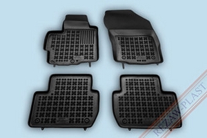 Коврики в салон полиуретановые с бортиком черные Rezaw Plast Citroen C-Crosser 2007-2012 ― Auto-Clover