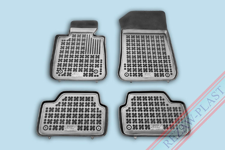 Коврики в салон полиуретановые с бортиком черные Rezaw Plast BMW 1 (E87) 2007-2011 no.7720