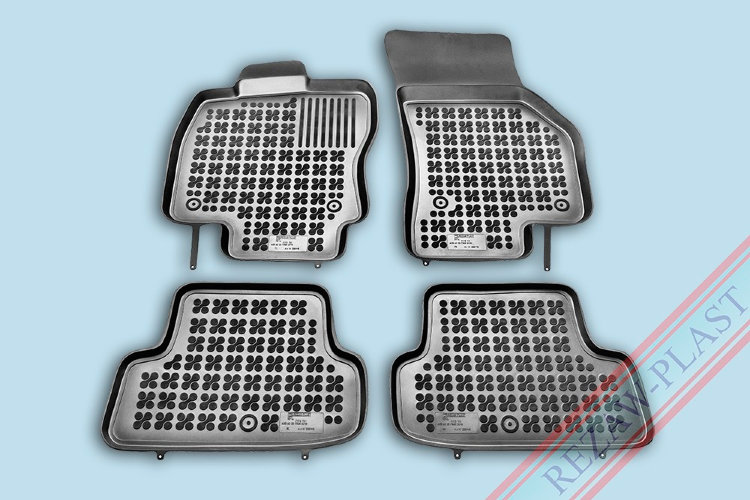 Коврики в салон полиуретановые с бортиком черные Rezaw Plast Audi A3 2013-2019 no.7730