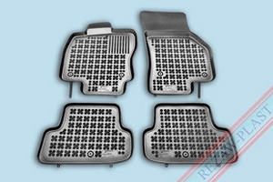 Коврики в салон полиуретановые с бортиком черные Rezaw Plast Audi A3 2013-2019 ― Auto-Clover