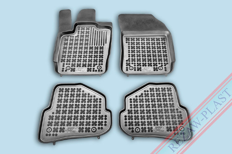 Коврики в салон полиуретановые с бортиком черные Rezaw Plast Audi A1 2010-2019 no.7731