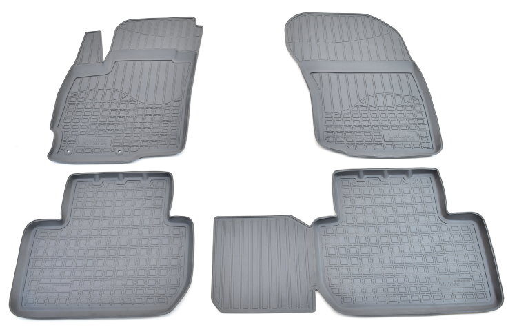 Коврики в салон полиуретановые серые Norplast Mitsubishi Outlander III 2013-2019 no.3188