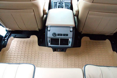 Коврики в салон резиновые коричневые StarDiamond Land Rover Discovery III 2004-2009 no.925