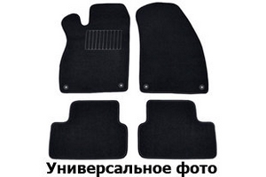 Коврики в салон текстильные черные SV-Design Skoda Superb III 2015-2019 ― Auto-Clover